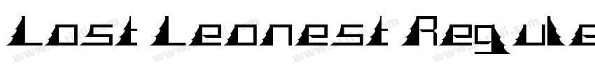Lost Leonest Reguler字体转换